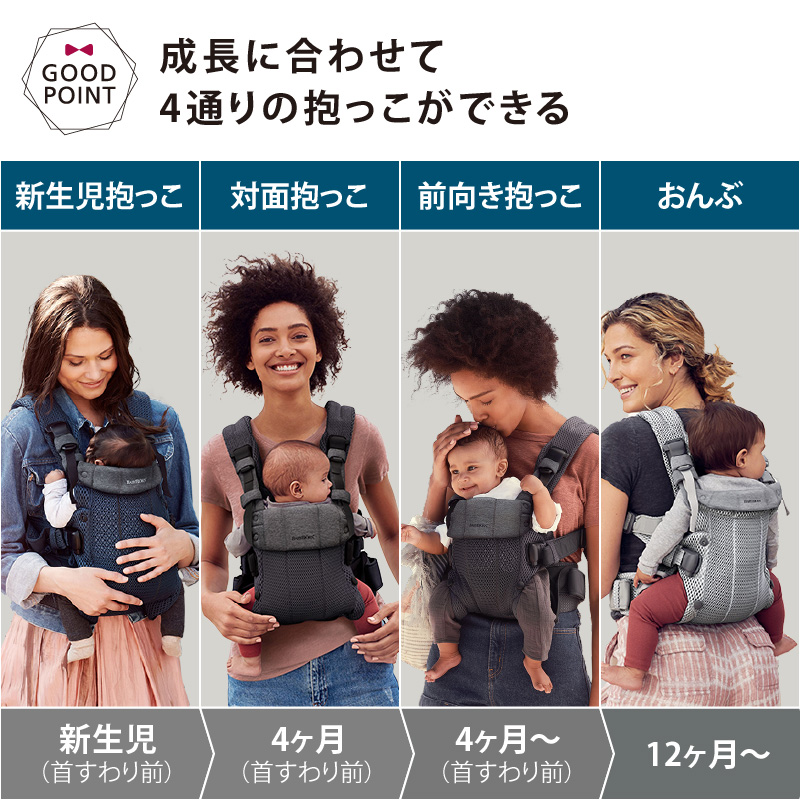 BABYBJORN（ベビービョルン） 抱っこ紐 ハーモニー クリーム 新生児