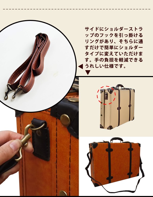 HANAism アタッシュケース B4 ダイヤルロック ブリーフケース