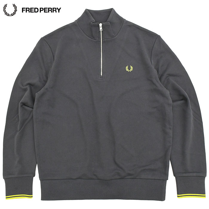 FRED PERRY（フレッドペリー） トレーナー メンズ ハーフ ジップ