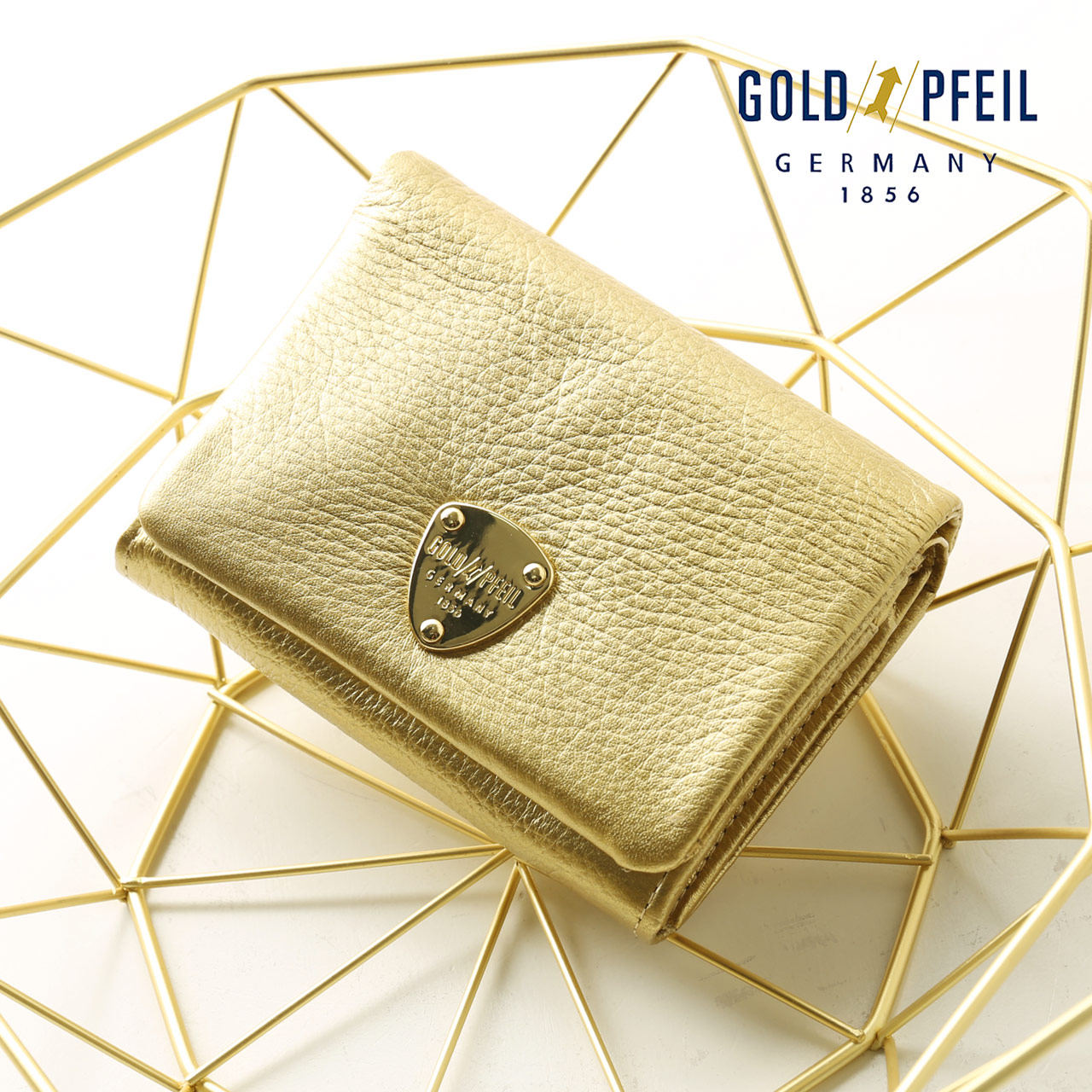 GOLD PFEIL（ゴールドファイル） ＜爆買＞コンパクト 折り財布