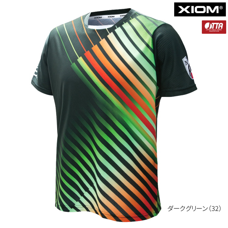 XIOM（エクシオン） 卓球ユニフォーム テンパ ゲームシャツ メンズ