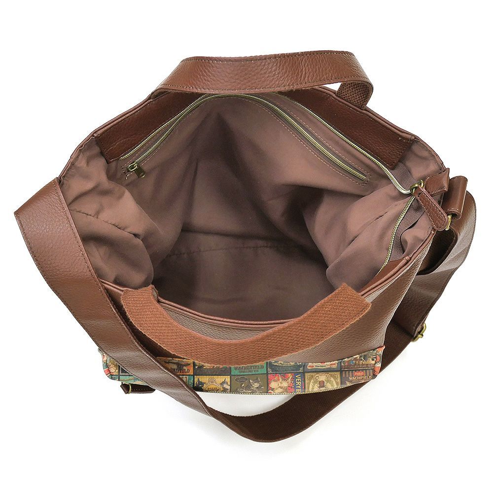 わちふぃーるど（WachiField） レトロアートレザー2WAYバッグ わち