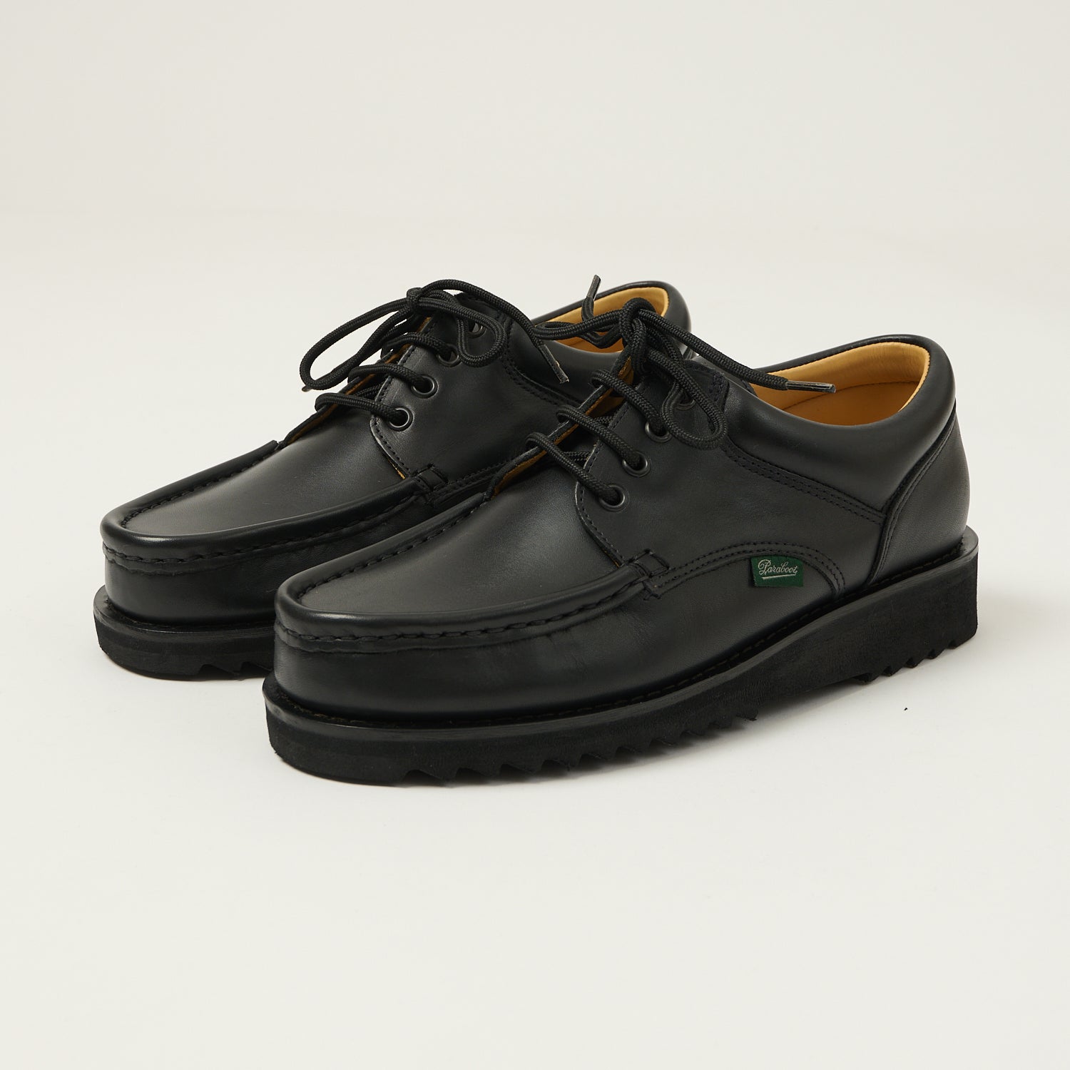 Paraboot Thiers Sport Shoe - Black Lisse Noir – SON OF A STAG