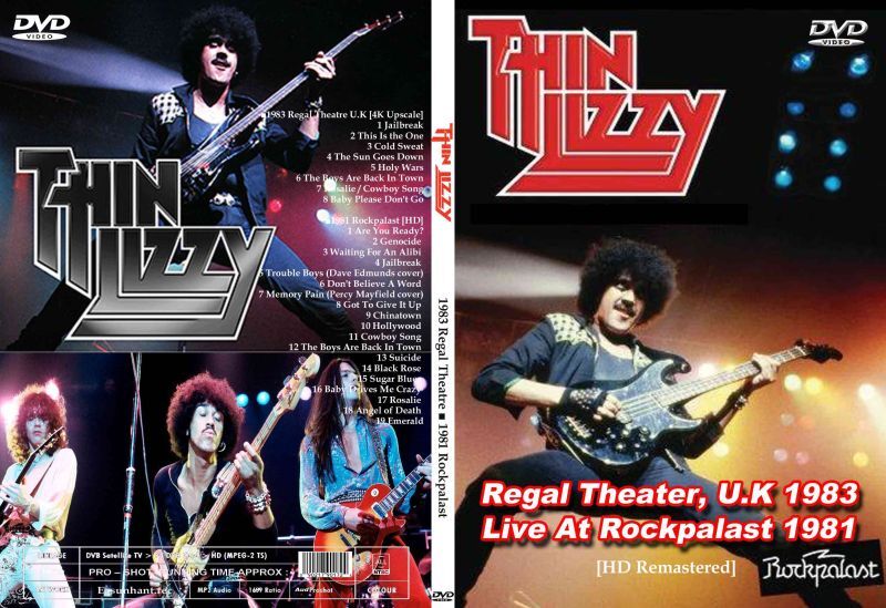 シン・リジィ 81-83 HDリマスター THIN LIZZY DVD - souflesh 音楽工房