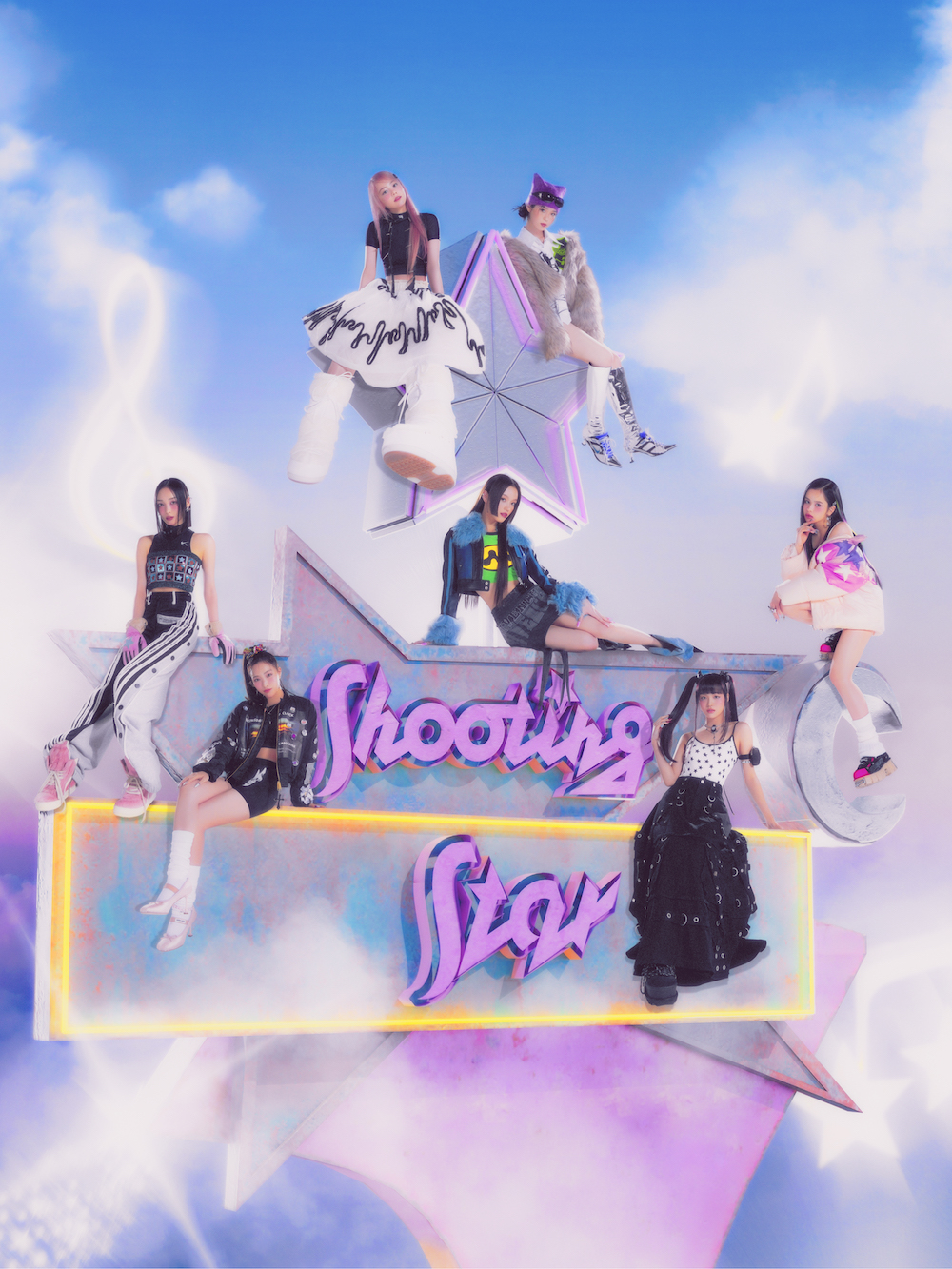XG、3rdシングル『SHOOTING STAR』は初の2曲収録 新たなビジュアルも公開