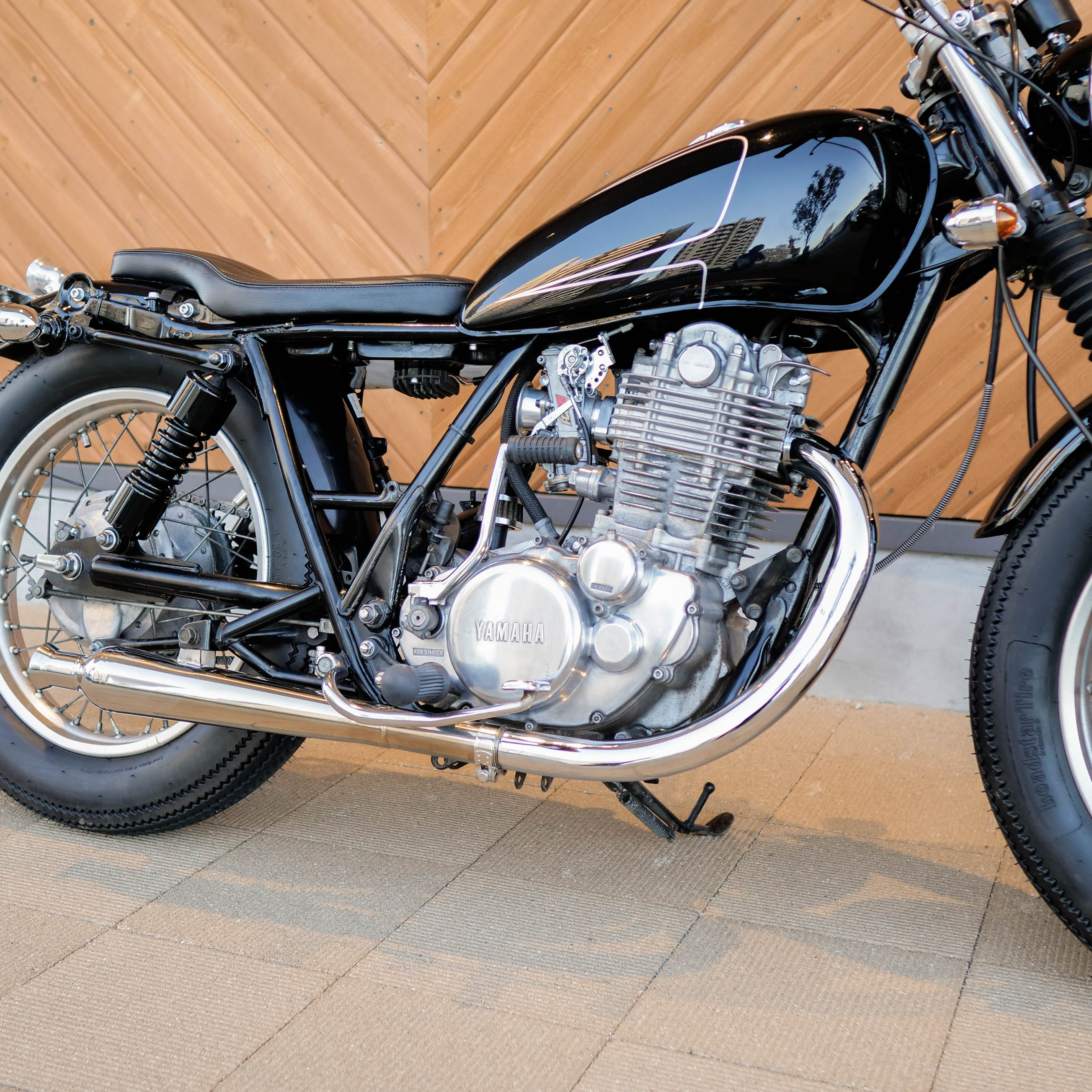 トルクコーンつきラウンドエキゾーストパイプ SR400/500 / 2％er