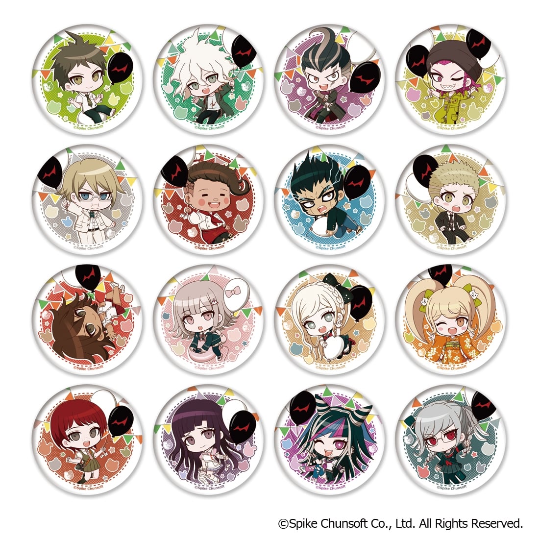 スーパーダンガンロンパ2 ちびキャラトレーディング缶バッジ(単品
