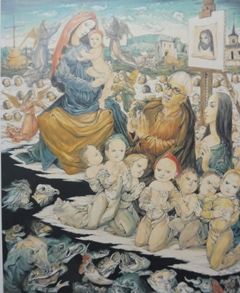 藤田嗣治と子ども画・キリスト教画ー兵庫県立美術館（藤田嗣治展）ー
