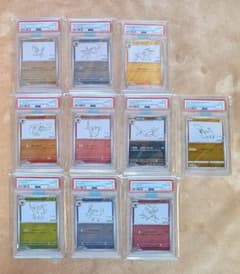 完美品PSA10 ブイズ nagabaプロモ 9連番 +ピカチュウ 10枚セット