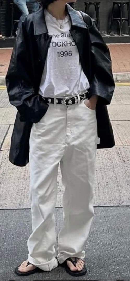 ok.soon faux leather half coat フリー試着のみ faux leather half coat | ok.soon