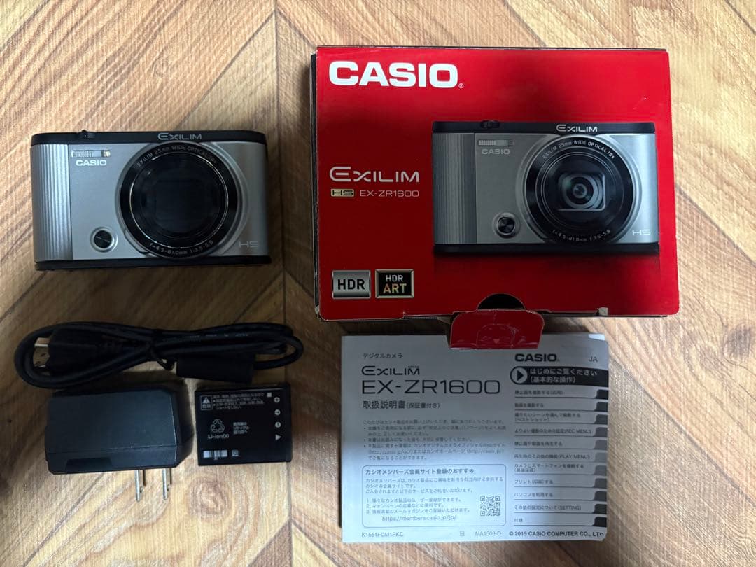 CASIO EXILIM EX-ZR1600 本体 Casio EXILIM EX-ZR1600 ZR1600 SR digital camera W. 18x Zoom Lens