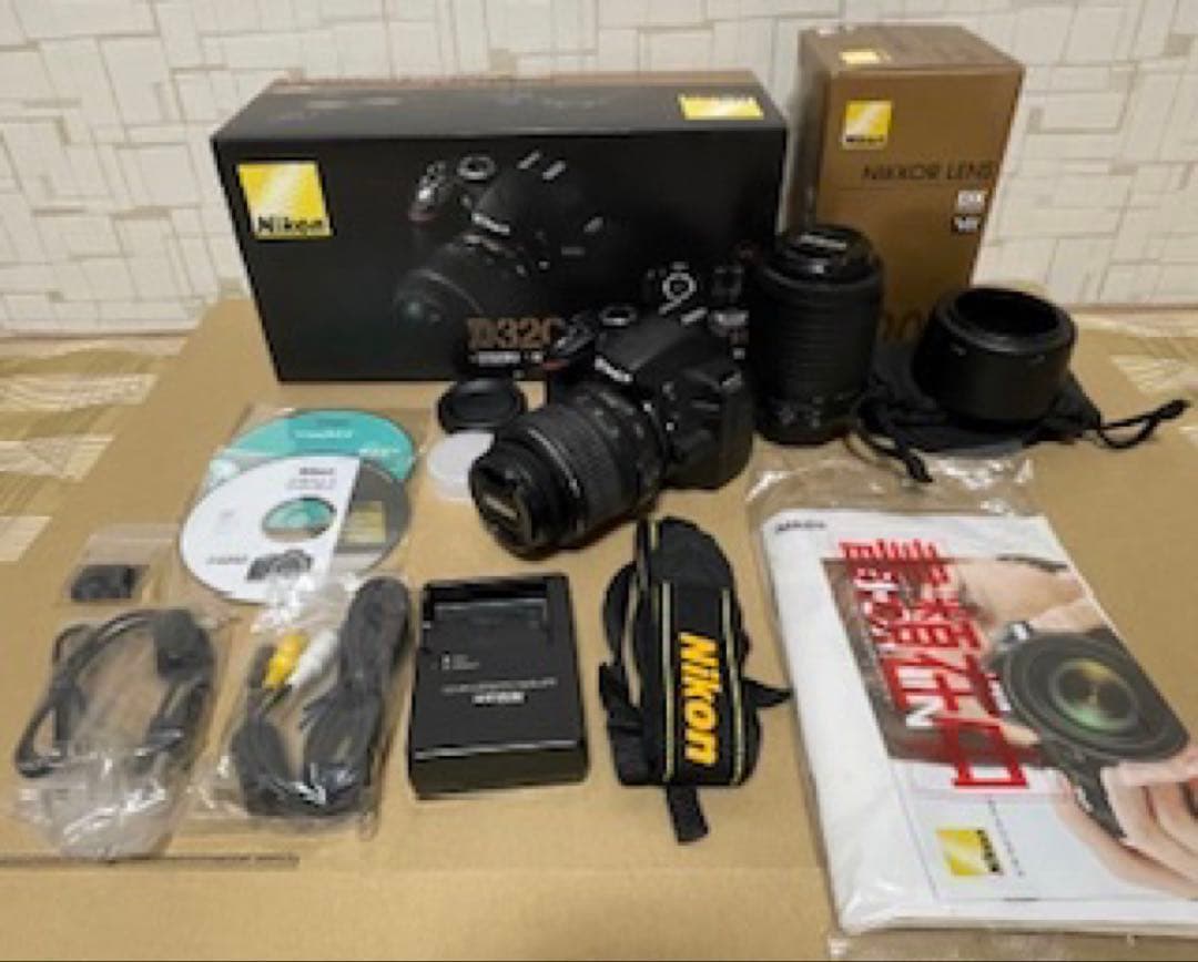 Nikon D3200 デジタル一眼レフカメラ 2レンズセット　電池は本体に 20120419133220_257_.jpg