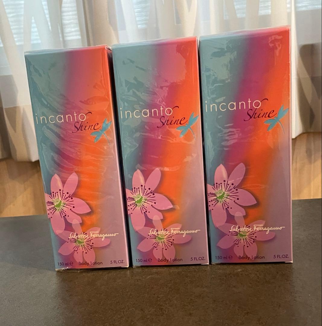 フェラガモ インカントシャインボディローション 150ML　3本セット ヨドバシ.com - フェラガモ Ferragamo インカント シャイン ボディ