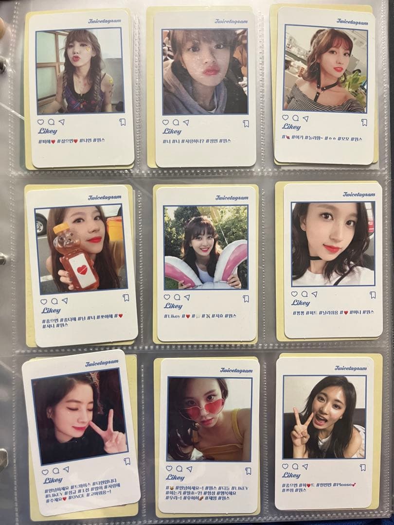 TWICE トレカ　twicetagram 45枚　コンプ TWICE THIS IS FOR SSJYP トレカ 10枚 コンプ twice superstar コンプ