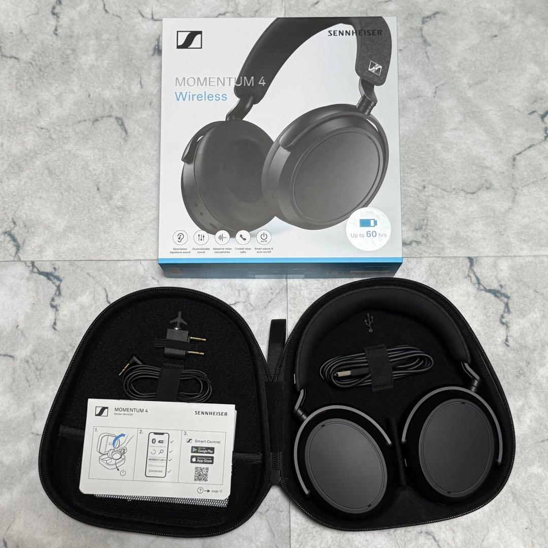 Sennheiser MOMENTUM 4 Wireless 【ほぼ未使用品】 Amazon.co.jp: 【Amazon.co.jp限定カラー】ゼンハイザー sennheiser