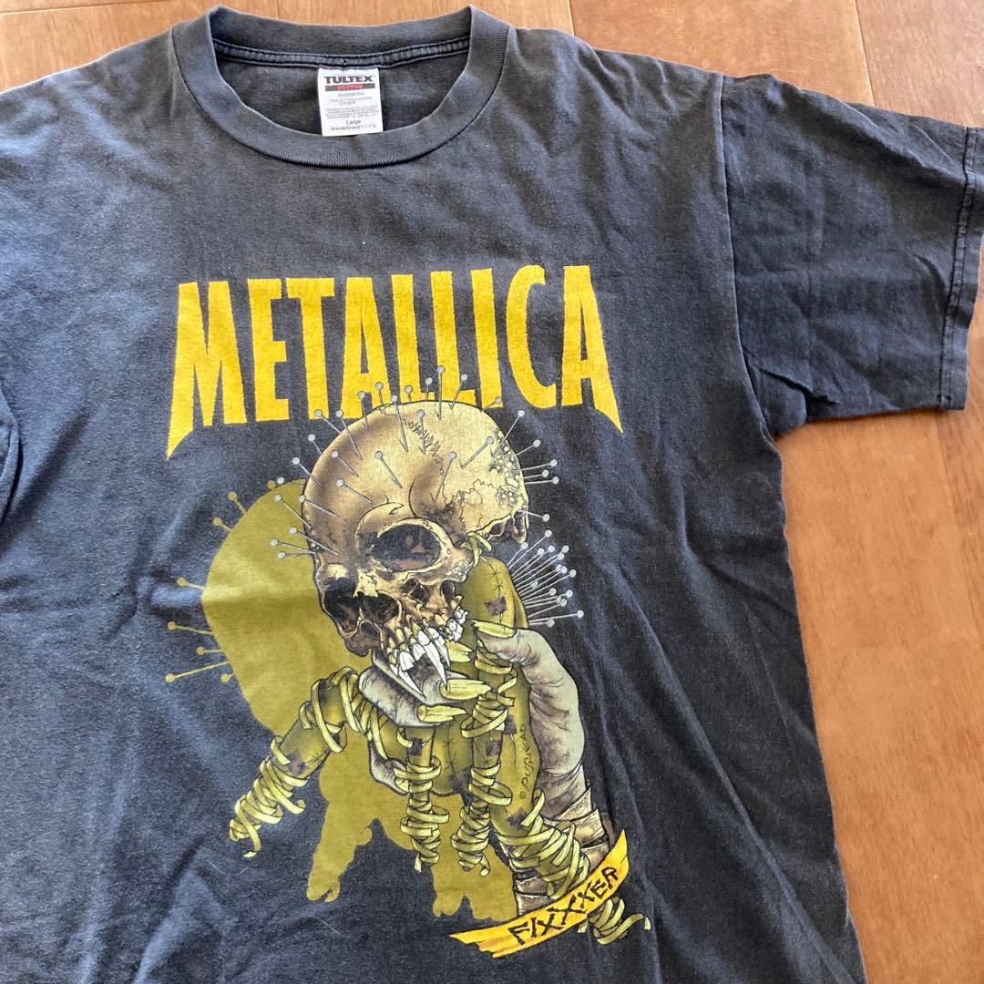 LLICA TULTEX PUSHEAD FIXXXER Tシャツ Metallica Vintage T Shirt 1997 Re Load Tour Concert 90's Pushead
