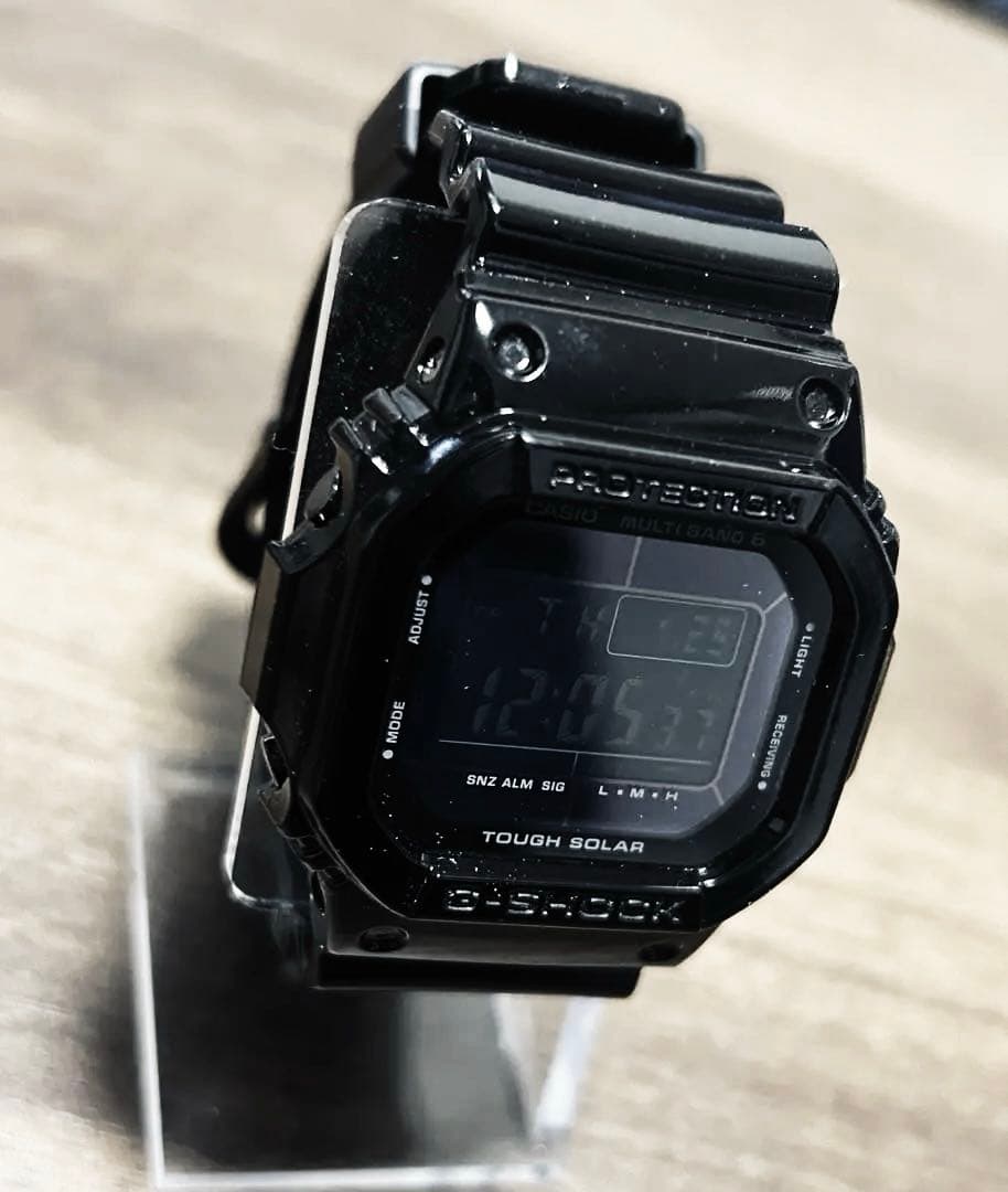 G-SHOCK Tough Solar ブラック腕時計 G-SHOCK Gショック ジーショック メンズ G-5600UE-1JF ソーラー タフ