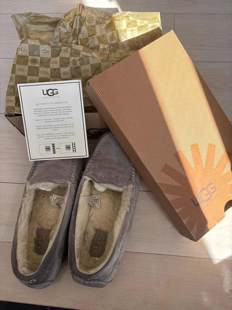 UGG アンスレー　グレー　24cm UGG Australia（アグオーストラリア） スリッポン ANSLEY アンスレー