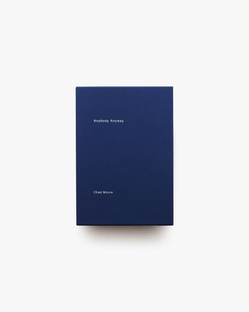 Chad Moore Anybody Anyway 直筆サイン入り Anybody Anyway by Chad Moore チャド・ムーア 写真集 Chad Moore -の