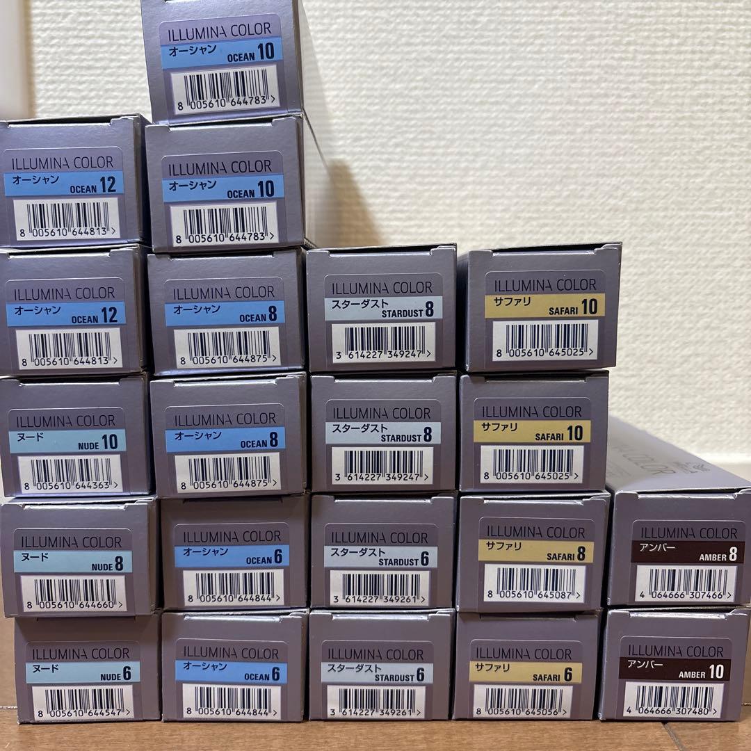 イルミナカラー　22本セット ILLUMINA COLOR ウエラ イルミナカラー SUNSET（サンセット） 80g 選択