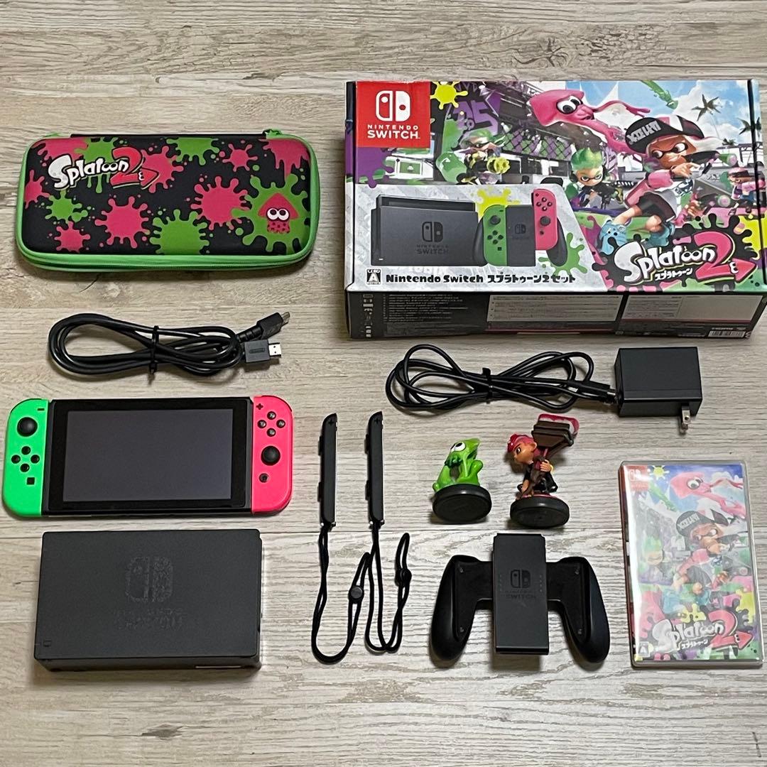 Nintendo Switch 本体 Splatoon 2 Edition 任天堂、新色Joy-Con付きの「Nintendo Switch スプラトゥーン2セット