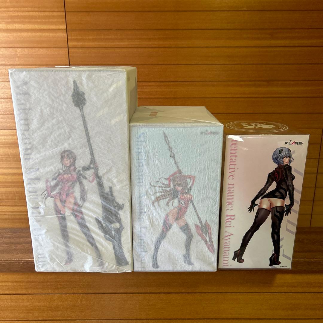 綾波・アスカ・マリ EVASTORE限定版 3体セット ヱヴァンゲリヲン新劇場版 アスカ・レイ・マリ Newtype Cover ver. Newtypeスペシャルセット