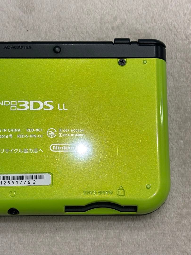 NEW 3DS LL ライムブラック - メルカリ