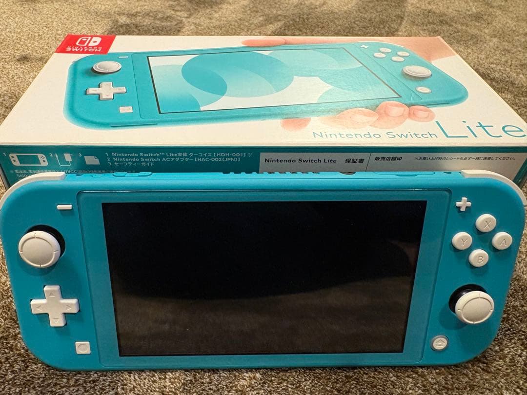 Nintendo Switch Lite 本体 ターコイズ ACアダプタ未使用 Nintendo Switch Lite 本体【 純正ACアダプタ 】選べるカラー5色