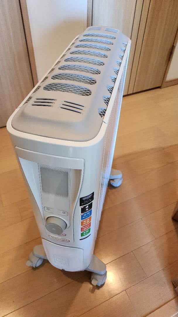電気ヒーター DeLonghi RHJ75V0915-GY GRAY オイルヒーター シルクグレー デロンギ RHJ75V0915