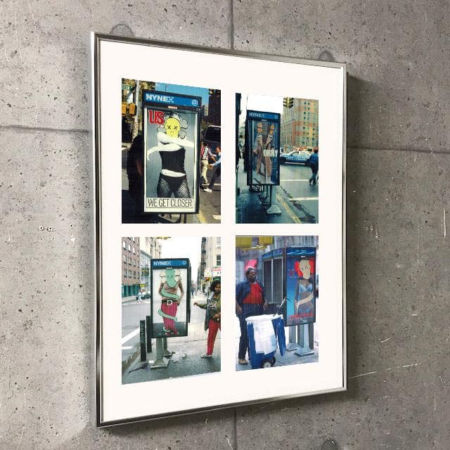 限定マット額装品4セット/Kaws （カウズ ） 限定マット額装品4セット/Kaws and David Sims【 Kate Moss】（カウズ
