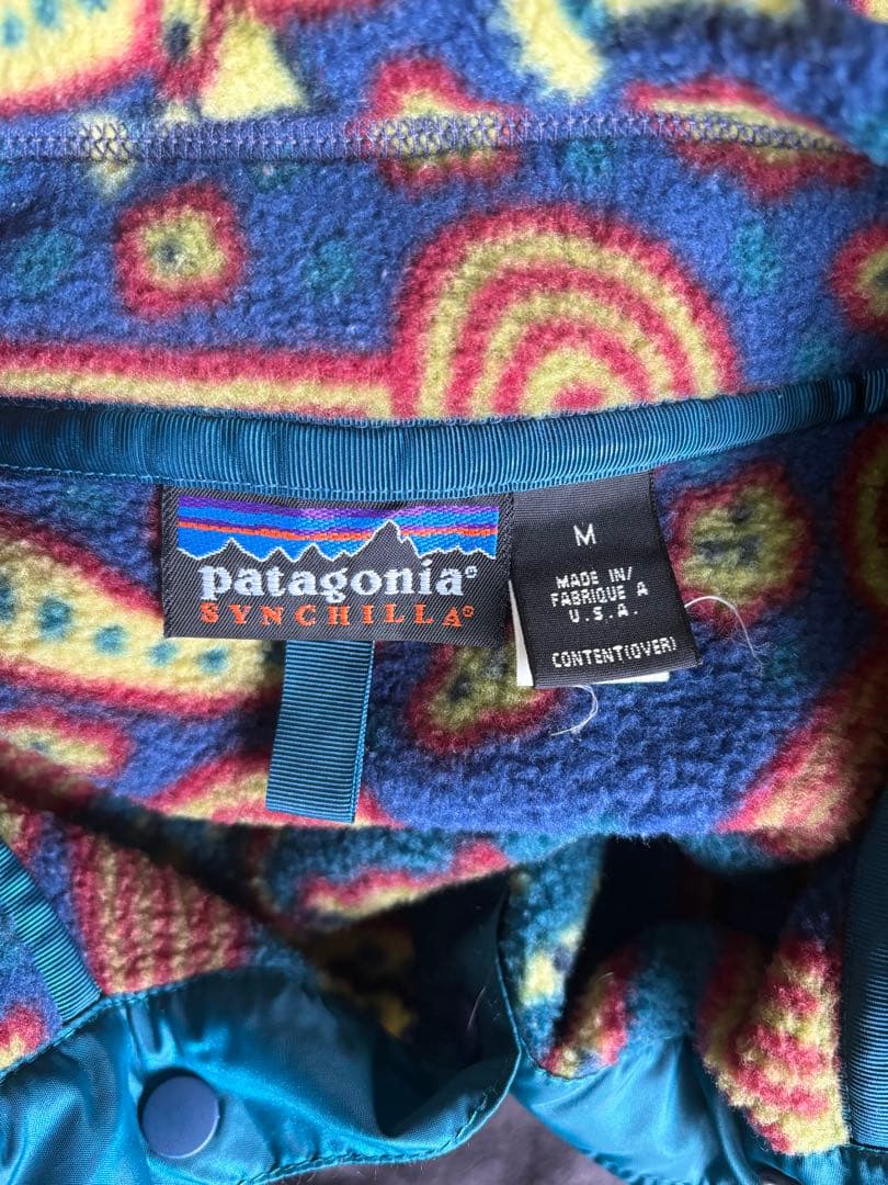 patagonia パタゴニア ワニ柄 シンチラ スナップT 90S 総柄 - メルカリ