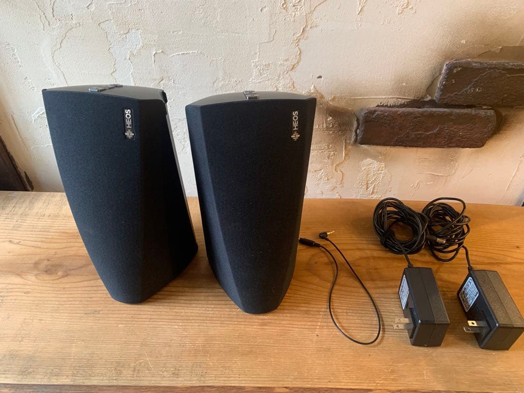 DENON デノン HEOS 3 HS2 ペアセット Amazon.co.jp: Denon HEOS 3 ポータブルネットワークスピーカー 縦横