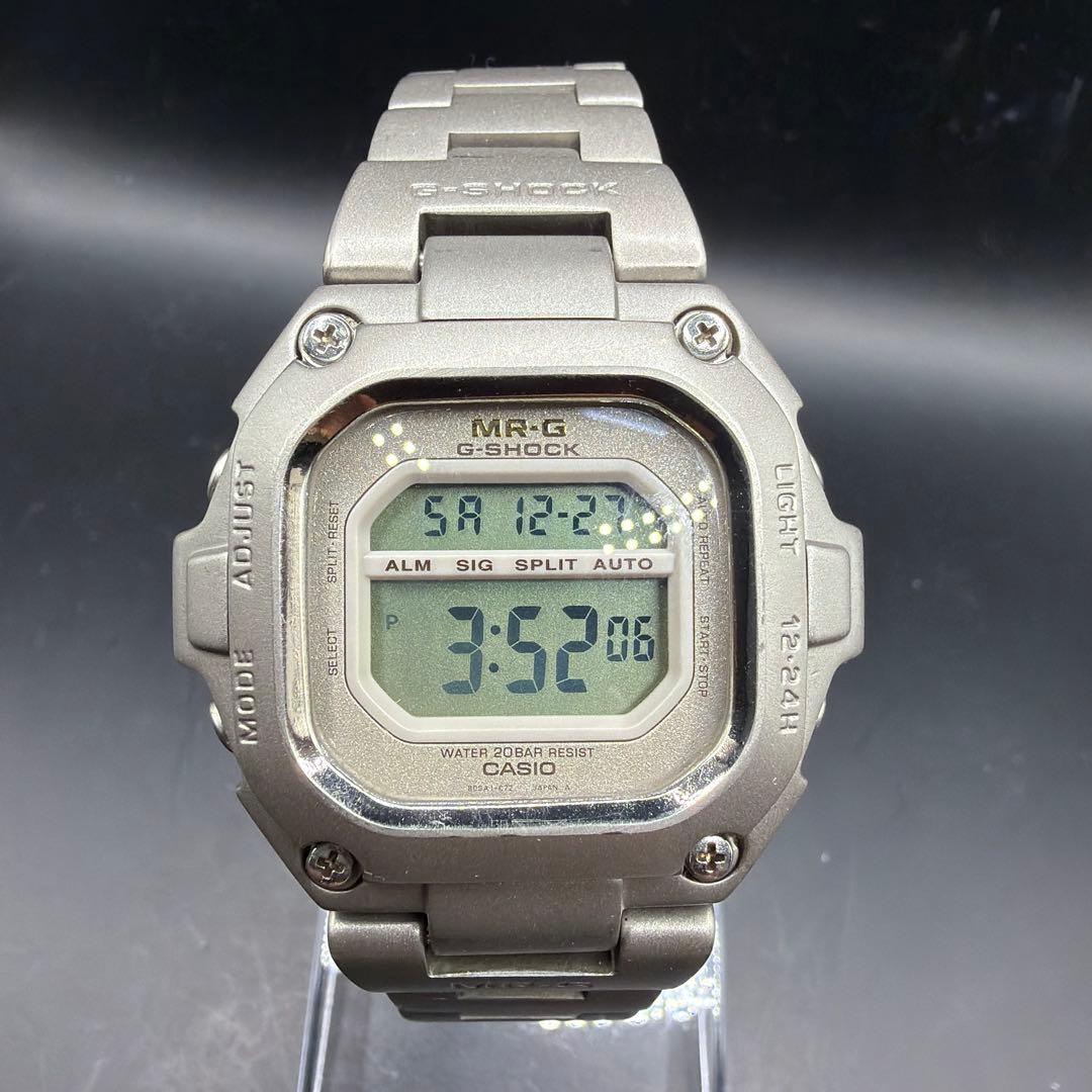 美品✨G-SHOCK MR-G MRG-110T 初代フルメタル・整備済 カシオ MRG-110T フルチタン仕様 初代MR-G | アンティーウオッチマンは