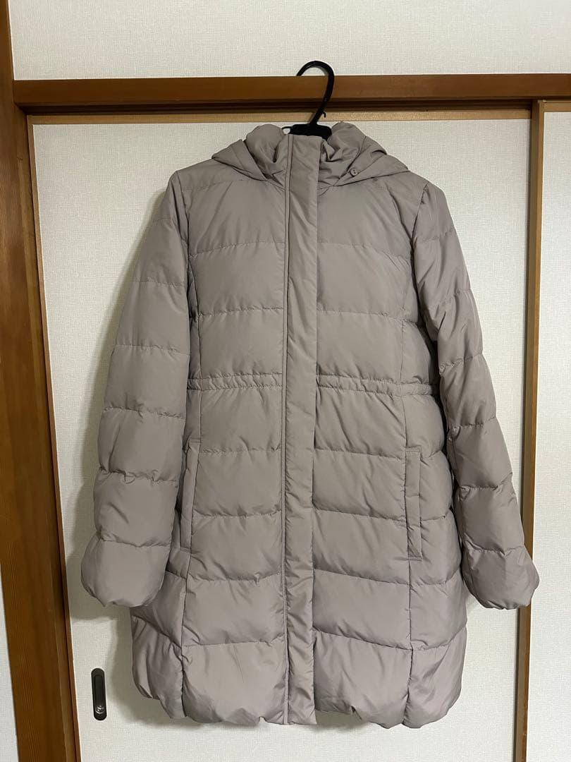 【nimo】ローズマダム　ダウンママコート　モカ　Mサイズ マットタフタ ダウンママコート マタニティ・産後授乳服【出産後も長く