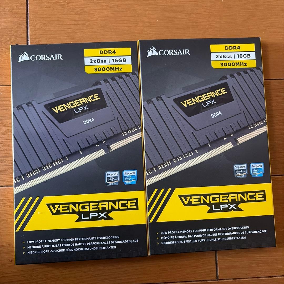 【ジャンク品】CORSAIR DDR4 32GB 3000MHz Corsair LPX 32GB DRAM 3000MHz C15 Memory Kit for DDR4 Systems at