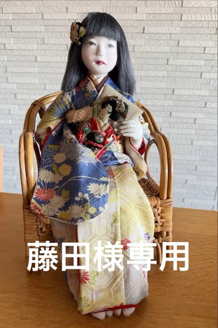 創作人形　初春(高さ35cm) 和雑貨 四季彩堂 オンラインショップ / 古布創作人形 おひなちゃま ミニ