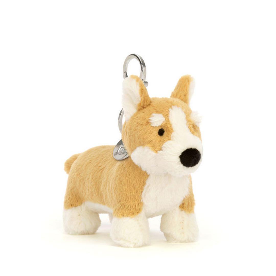 ジェリーキャット ベティ コーギー バッグチャーム キーホルダー 未使用品 ジェリーキャットJellycat コーギー ぬいぐるみ キーホルダー