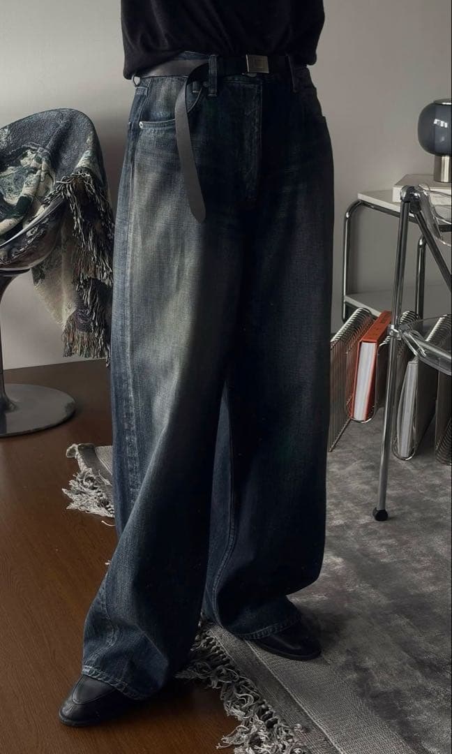 LIDNM 】Heritage Slub Denim Pants - メルカリ