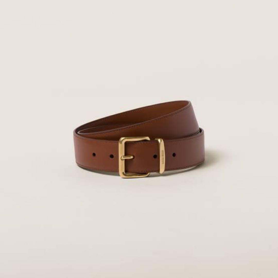 miu miu 牛革 ベルト 5CC536_2AlX_F0005 楽天市場】【最大2万円OFFクーポン対象・3/1限定】MIUMIU ミュウミュウ