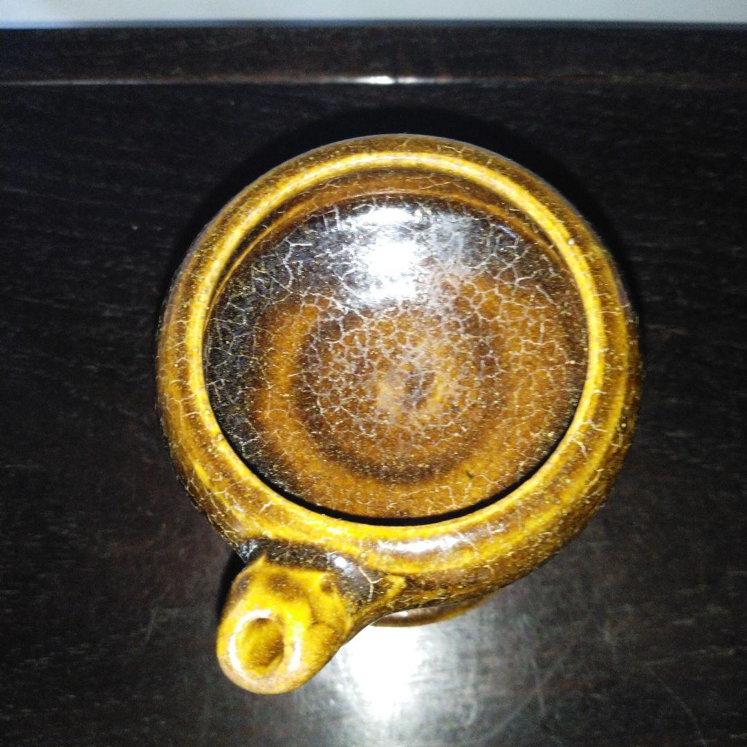 NO596 さつま飴釉灯器 江戸 灯火器 灯火具 時代物 - メルカリ