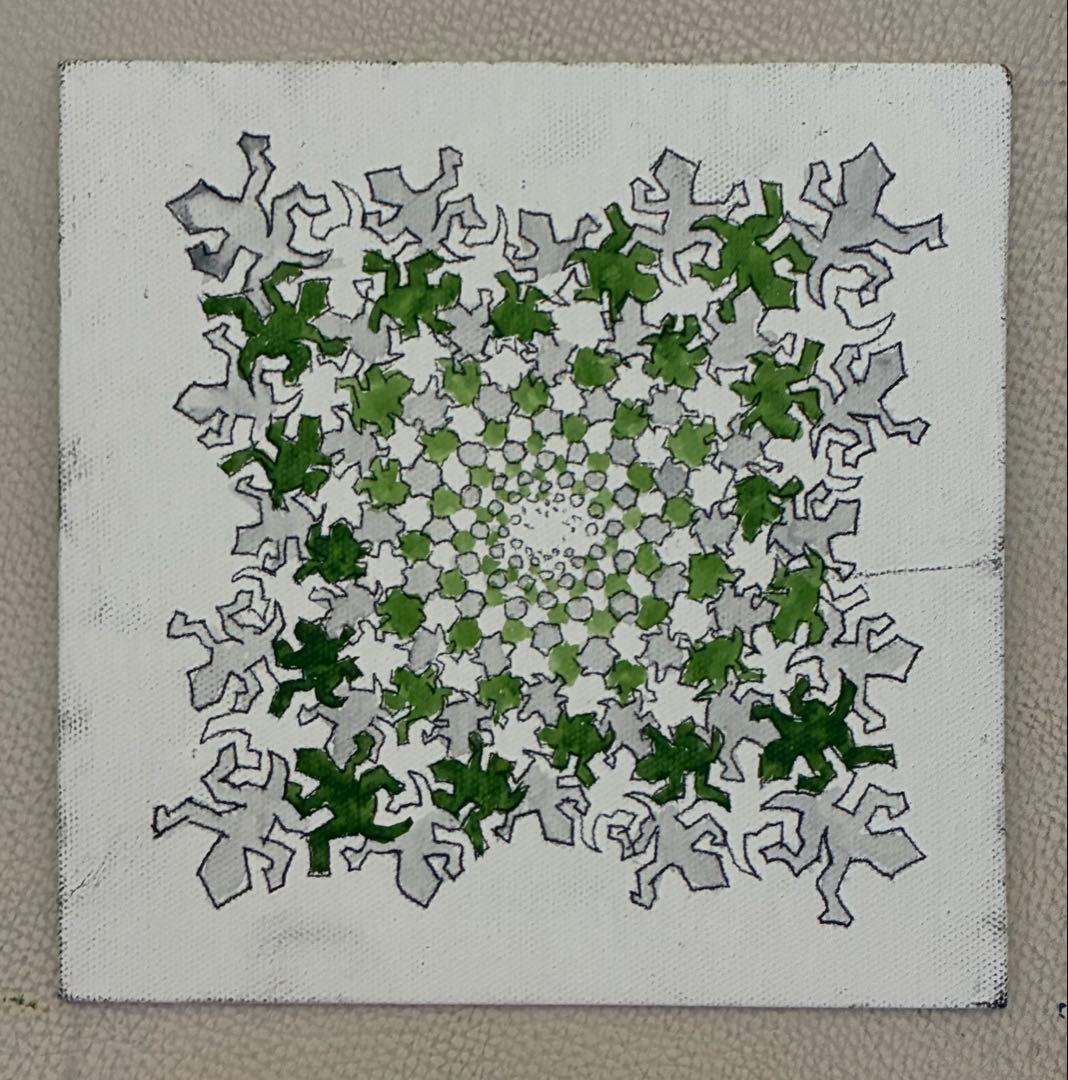 アクリル画　無題　931 無題」 キャンバスにアクリル * 絵画 現代アート 抽象画 内野隆文