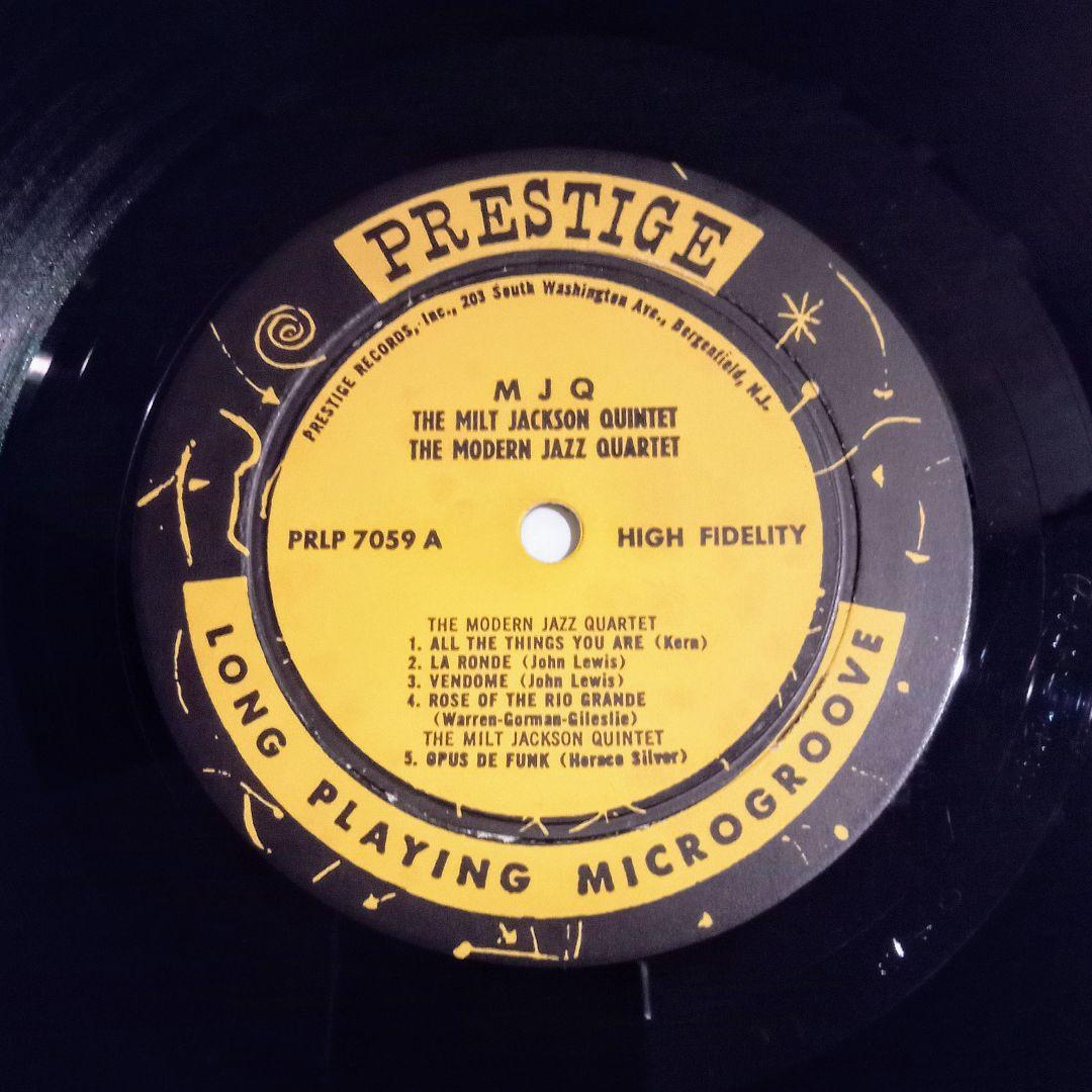 モダン・ジャズ・カルテット MJQ ジャンゴ US盤 黄NJ RVG レコード