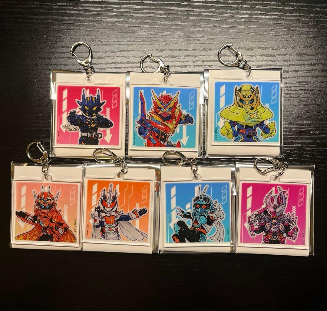 未使用 仮面ライダーガッチャード アクリルキーホルダー グラフアート全7種コンプ 未使用 仮面ライダーガッチャード アクリルキーホルダー グラフアート