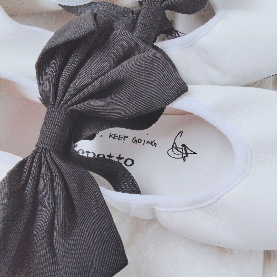 極美品♪Repetto by Sia レペットシーア ソフィアバレリーナ リボン