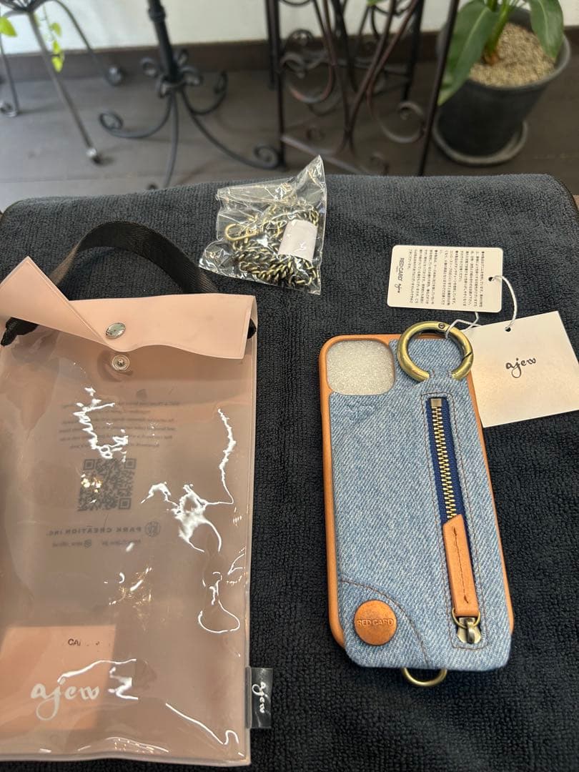 新品未使用ajew デニム iPhoneケース ストラップ付き 楽天市場】【公式店】【ajew iPhone case】ajew cadenas zipphone