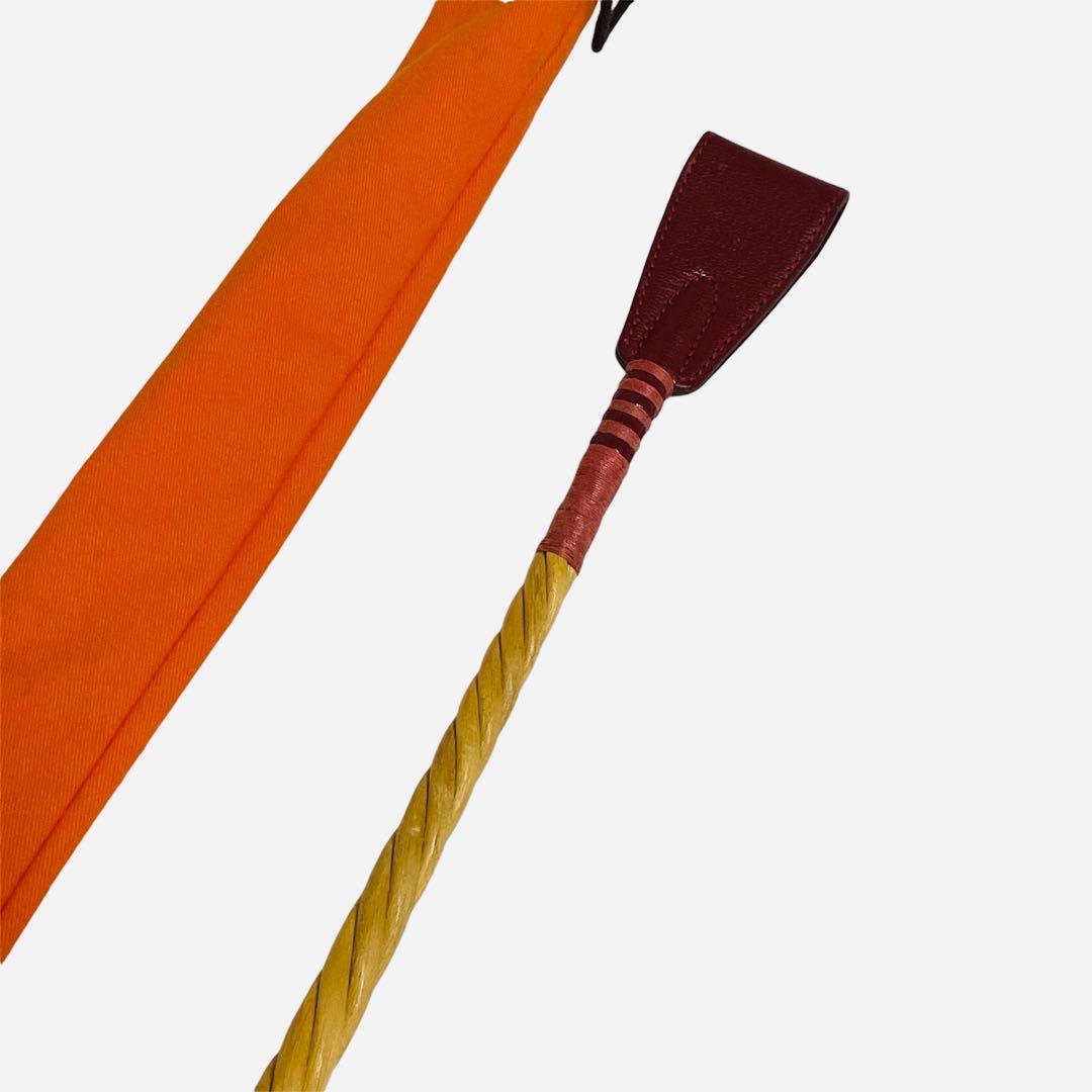 HERMES】エルメス クラヴァッシュ 鞭 短鞭 馬具 ウッド×ヴォーエプソン