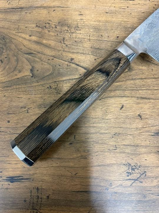 新品未使用】高村刃物 270㎜筋引ダマスカス【日本製和包丁】粉末ハイス