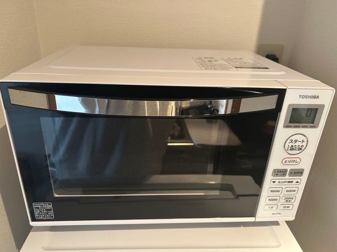 東芝　ER-SS17A-W　単機能レンジ　17L　扉縦開き　ホワイト Amazon | 東芝 ER-SS17A ホワイト [単機能電子レンジ(17L) 縦開き