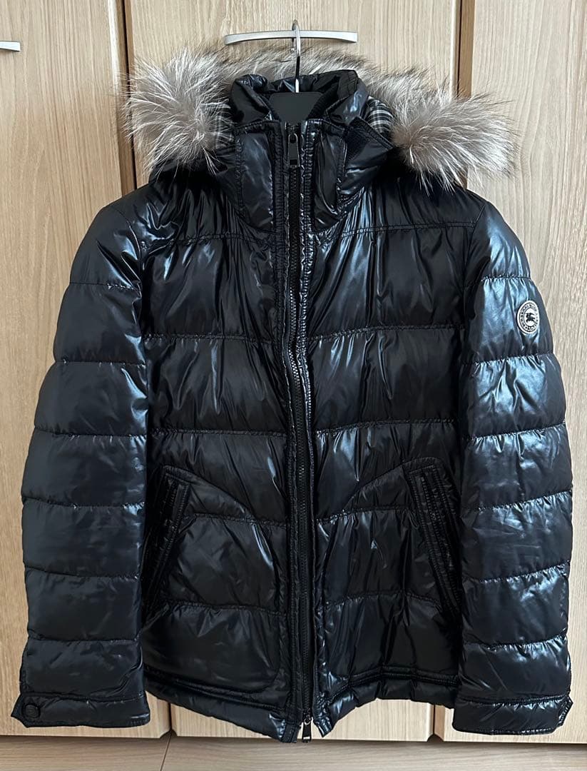 BURBERRY BLACK LABEL ダウンジャケット M ブラック 中古・古着通販】BURBERRY BLACK LABEL (バーバリーブラックレーベル