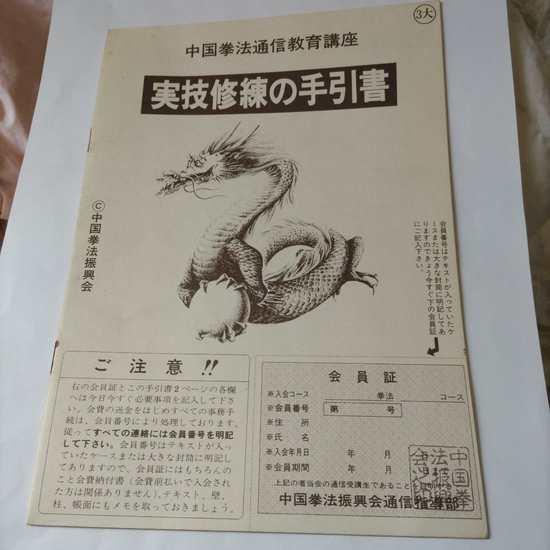 中国拳法大講座（中国拳法通信教育講座）セット - メルカリ